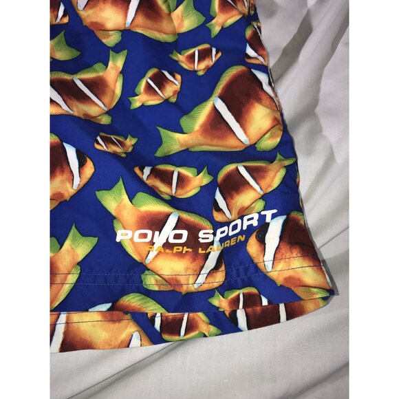 Polo Ralph Lauren Men's Unique Koi Fish Print Swim Trunks - Picture 3 of 6